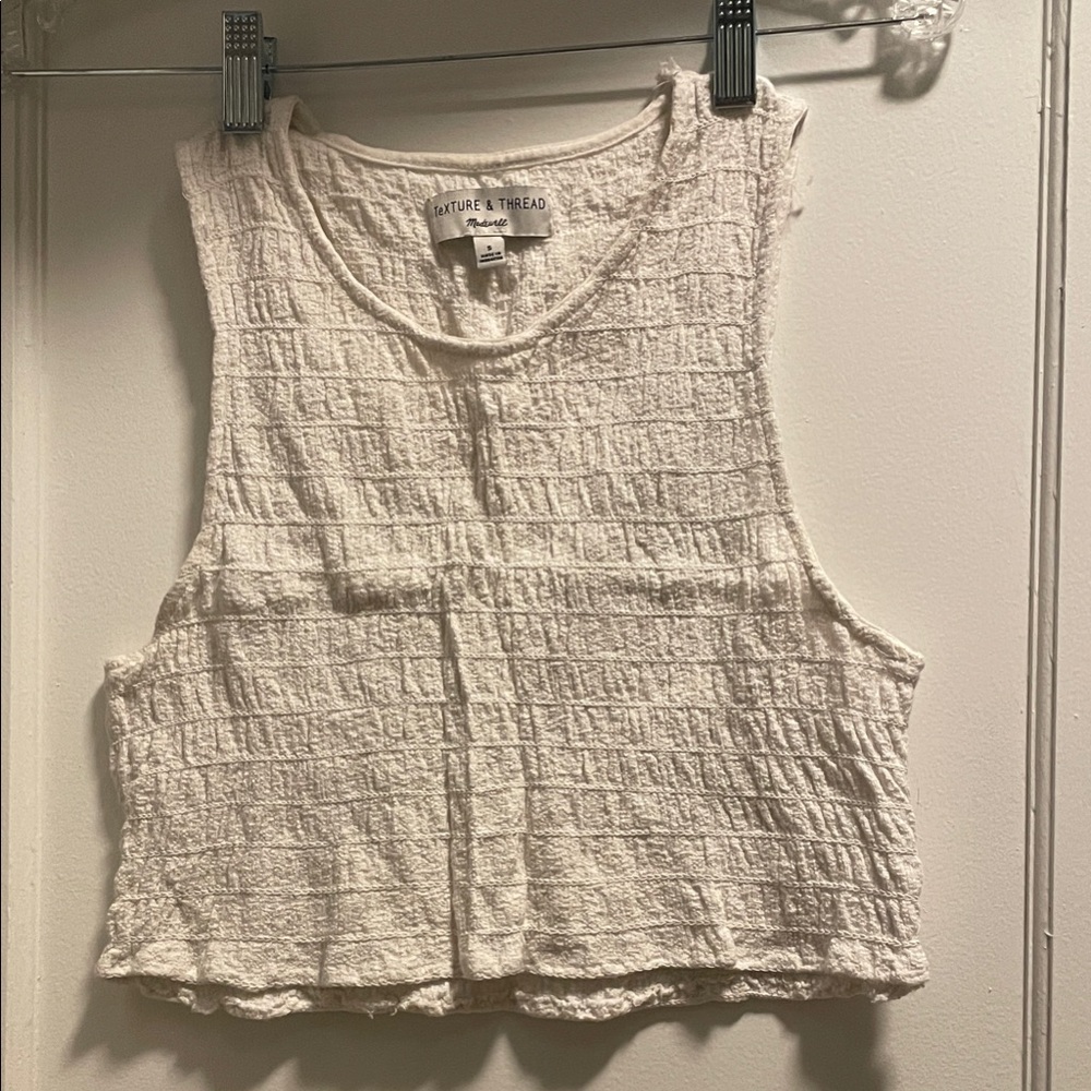 Madewell Textured Crop Top